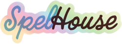 SpelHouse Holographic Sticker