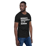Black Men Library Pioneers short sleeve t-shirt (unisex cut)